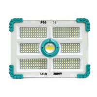200W Işık Gücü 3.000 Lümen Solar Güneş Enerjili Şarjlı Lamba WT-738