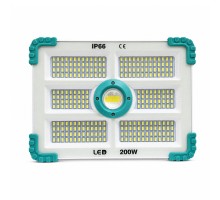200W Işık Gücü 3.000 Lümen Solar Güneş Enerjili Şarjlı Lamba WT-738