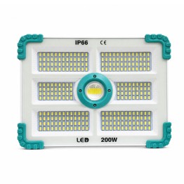 200W Işık Gücü 3.000 Lümen Solar Güneş Enerjili Şarjlı Lamba WT-738