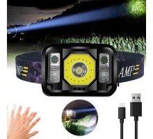 Pratik Sensörlü Sinyalli Kafa Lambası LED Güçlü Aydınlatma Yüksek Performans WT-024