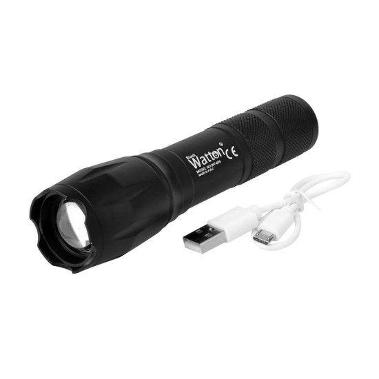 Uzun Menzilli El Feneri Powerbank Özellikli Şarjlı Güçlü LED Aydınlatma WT-039