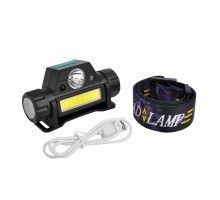 8 Saat Dayanıklı Şarjlı Sensörlü Mıknatıslı Kafa Lambası Güçlü LED Aydınlatma WT-055
