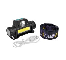 8 Saat Dayanıklı Şarjlı Sensörlü Mıknatıslı Kafa Lambası Güçlü LED Aydınlatma WT-055