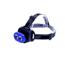 Pilli Çift Başlı Kafa Feneri Güçlü LED Aydınlatma Yüksek Performans WT-059