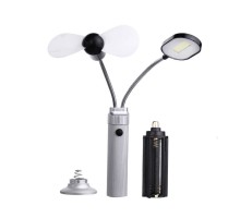 Şarjlı Pervaneli Mıknatıslı LED Masa Lambası Taşınabilir Çok Fonksiyonlu Aydınlatma WT-093