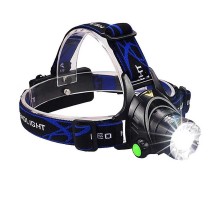 800 Lümen TX6 Şarjlı Zoomlu LED Kafa Feneri Güçlü Aydınlatma Profesyonel Kullanım WT-120