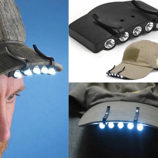 Şapkaya Takılan LED Lamba Güçlü Aydınlatma Pratik Kullanım Kamp ve Outdoor Model WT-127