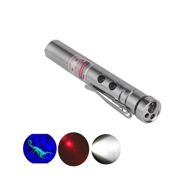 toptan-xml-dropshipping-LED Cep Feneri UV Lazer 3 Fonksiyonlu Güçlü Işık Çok Amaçlı Kullanım WT-170