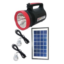 Güneş Enerjili LED Ampul Fener Taşınabilir Işık WT-315