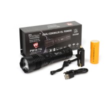 Uzun Menzilli 3000 Lümen LED Fener Yüksek Parlaklık Güçlü Aydınlatma WT-600