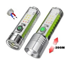 8 Fonksiyonlu Şarjlı LED Fener Yüksek Performanslı Güçlü Aydınlatma Sistemi WT-609