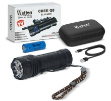 CREE Q8 XPG 8+1 LED Fener Şarjlı Güçlü Yüksek Performanslı Aydınlatma WT-623