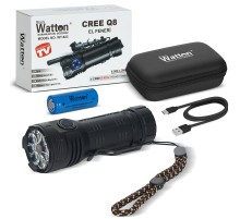 CREE Q8 XPG 8+1 LED Fener Şarjlı Güçlü Yüksek Performanslı Aydınlatma WT-623