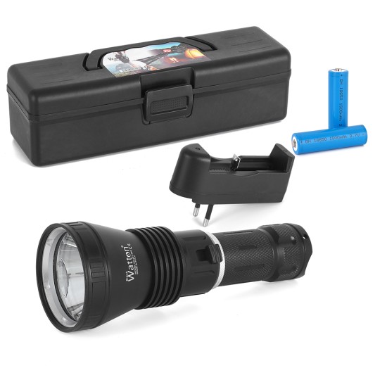 1200 Lümen Profesyonel Şarjlı LED El Feneri Güçlü Aydınlatma Yüksek Performans WT-655