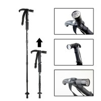 Boya Göre Ayarlı Işıklı Yürüyüş Bastonu LED Güçlü Aydınlatmalı Ergonomik Tasarım WT-002