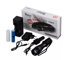 Zoomlu Güçlü El Feneri Ayarlanabilir Işık Açısı Yüksek Performans LED Aydınlatma WT-037