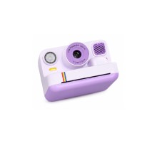 Mor Anında Baskılı Çocuk Dijital Kamera Termal Yazıcılı Fotoğraf Makinesi HD Video 16X Zoom Şarjlı