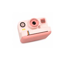 Pembe Anında Baskılı Çocuk Dijital Kamera Termal Yazıcılı Fotoğraf Makinesi HD Video 16X Zoom Şarjlı