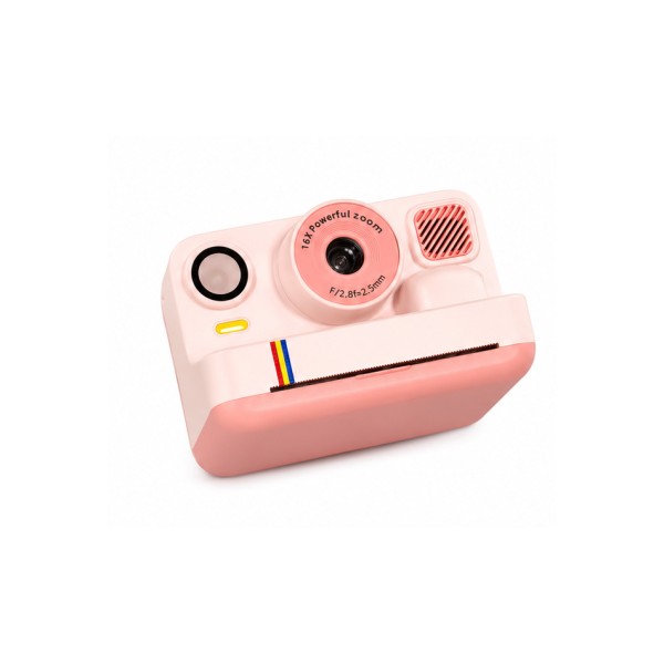 toptan-xml-dropshipping-Beyaz Anında Baskılı Çocuk Dijital Kamera Termal Yazıcılı Fotoğraf Makinesi HD Video 16X Zoom Şarjlı