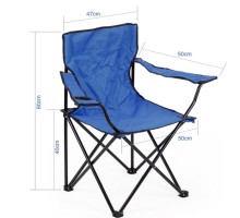 AngelEye Kamp Sandalyesi Katlanır Kamp Koltuğu 50x50x80cm