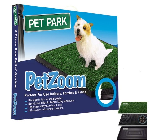 toptan-xml-dropshipping-Petzoom Pet Park Mini - Yavru Köpek Tuvalet Eğitimi