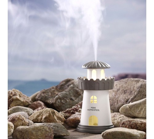 toptan-xml-dropshipping-Deniz Feneri Hava Nemlendiricili Gece Lambası Buhar Makinesi