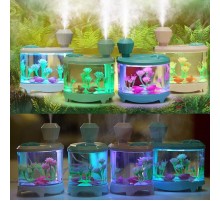 Akvaryum Hava Nemlendiricili Gece Lambası Buhar Makinesi