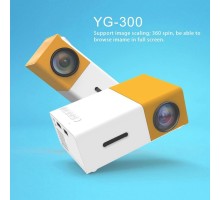 LED Mini Projektör YG300 320x240 PX 1080P 