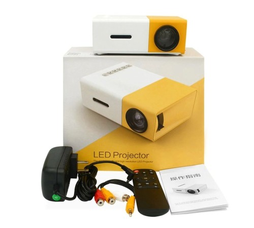 toptan-xml-dropshipping-LED Mini Projektör YG300 320x240 PX 1080P