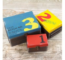 Ahşap 3'lü Kutu Seti