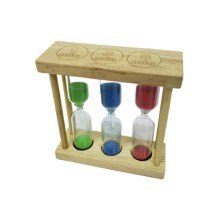 3'lü Ahşap Kum Saati