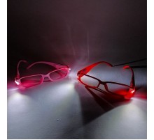 Renkli Led Işikli Kitap Okuma Gözlüğü