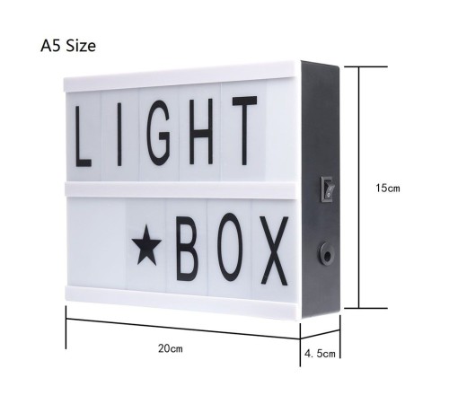 toptan-xml-dropshipping-A5 Led Işıklı Yazı Panosu Lightbox