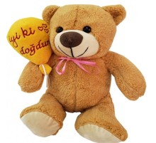 İyiki Doğdun Balonlu Ayıcık