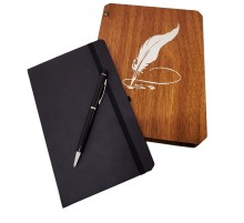 Kalem ve Termo Deri Defter Set