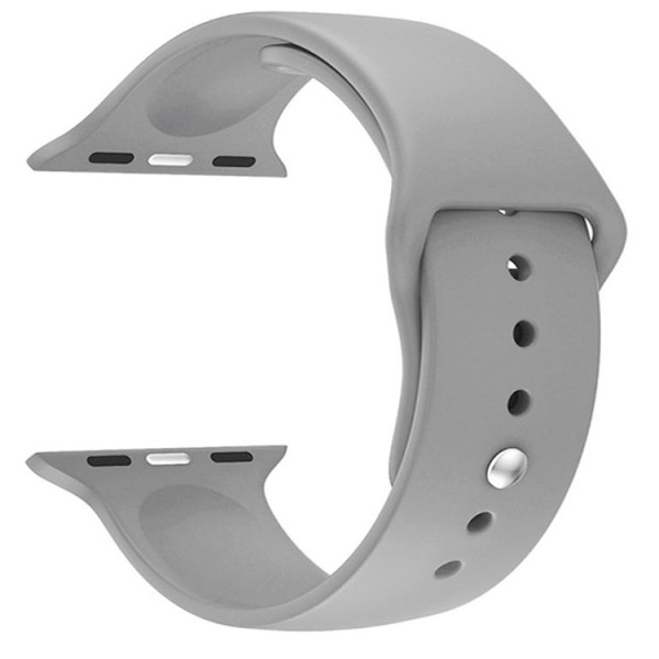 toptan-xml-dropshipping-Akıllı Saat Silikon Kordon 42/44 Mm Gri