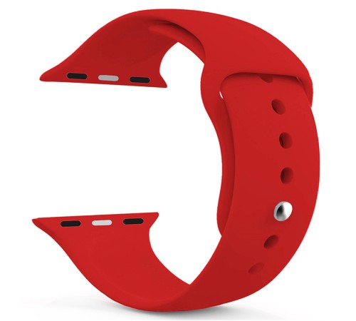 toptan-xml-dropshipping-Akıllı Saat Silikon Kordon 38/40 Mm Kırmızı