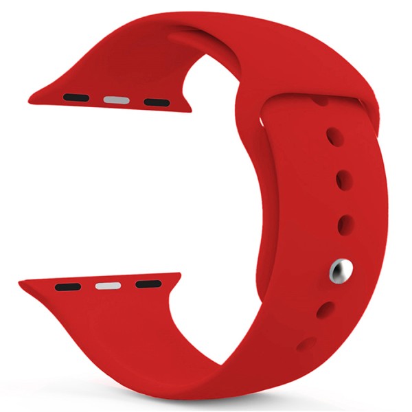 toptan-xml-dropshipping-Akıllı Saat Silikon Kordon 38/40 Mm Kırmızı
