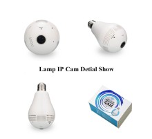 360 Derece Panoramik Ampül IP Güvenlik Kamerası V380 PRO