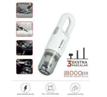 Şarjlı Araç EL Süpürgesi El Beyaz A031B