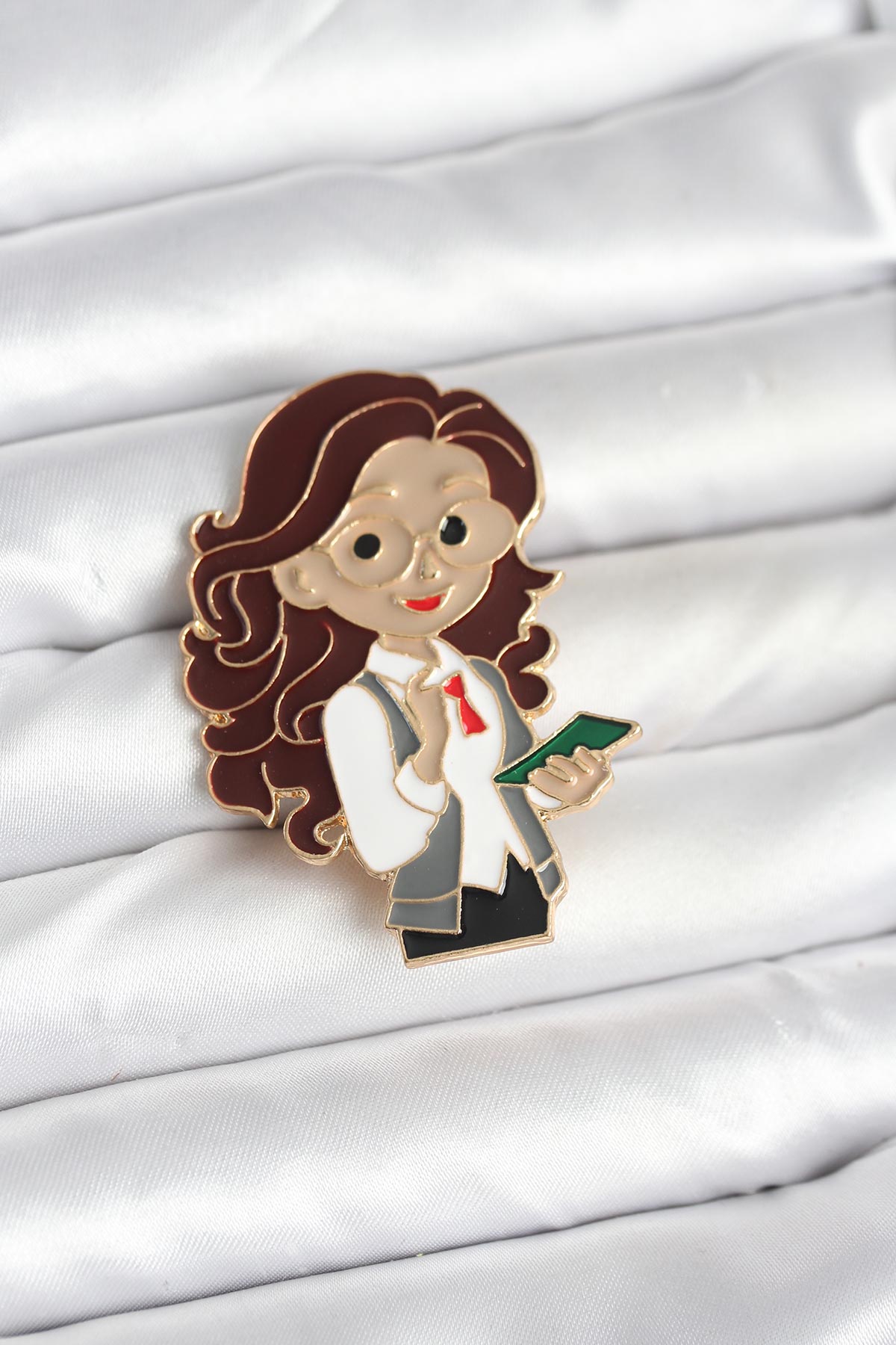 Öğretmen Figür Broş - TJ-BR466