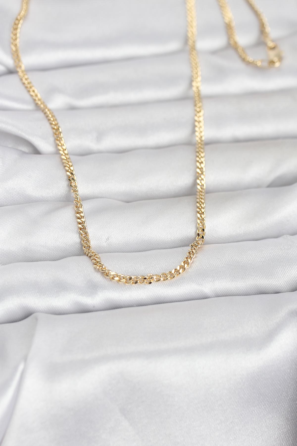 CM 14K Gold Renk 60 cm Zincir Kadın Kolye - TJ-BKO10971