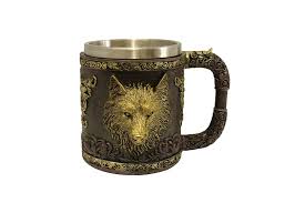 Kurt Detaylı Çelik Kupa