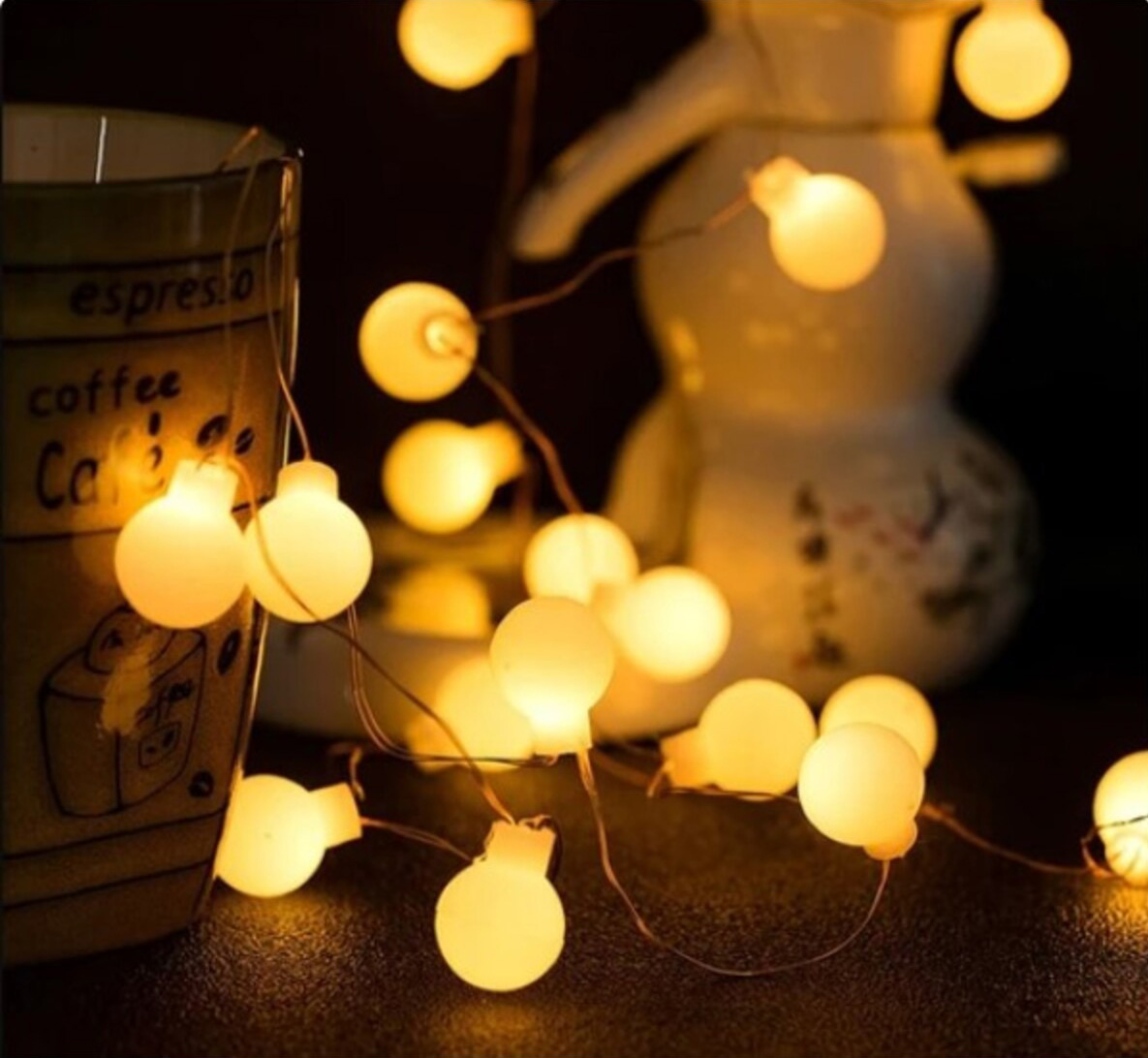 5M 28 Led Kırmızı Işık Şeffaf Kablo Fişli Eklemeli MZ-18-21