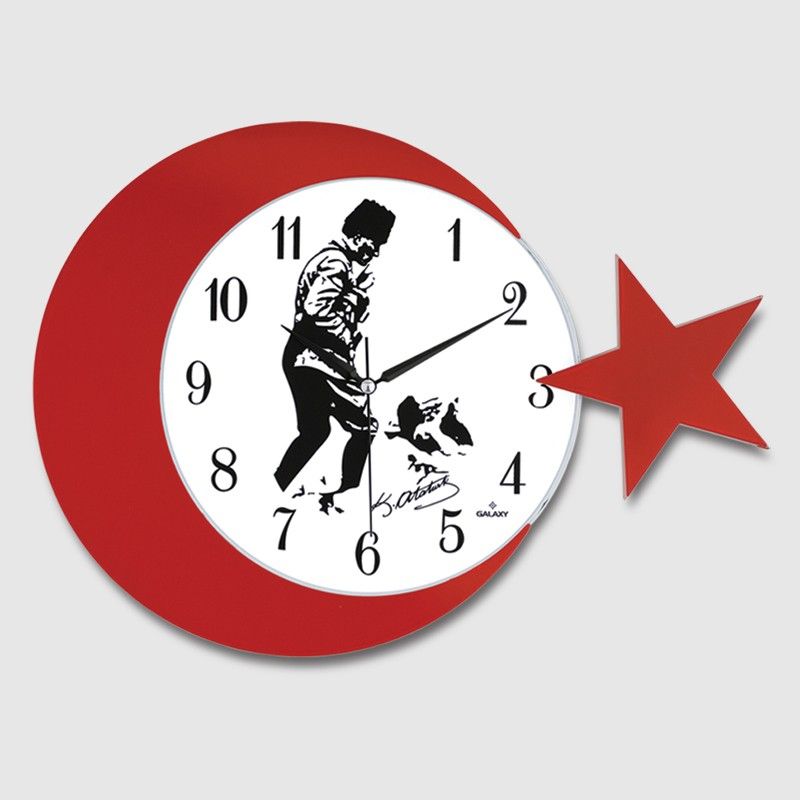 Ay Yildiz Duvar Saati 134-3