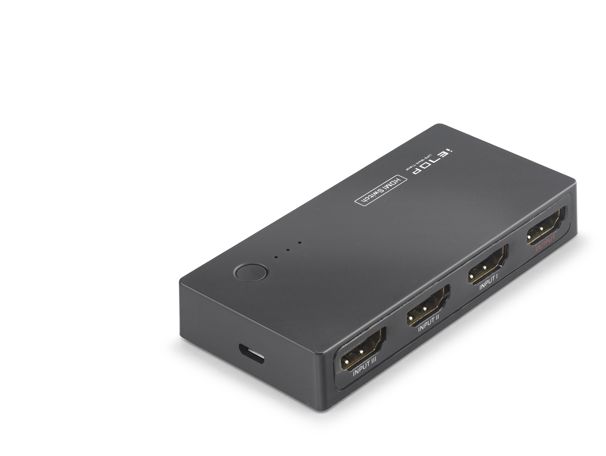 Evimdeyokyok Hdmi Switch 4K 3 Giriş 1 Çıkış Siyah Swh301