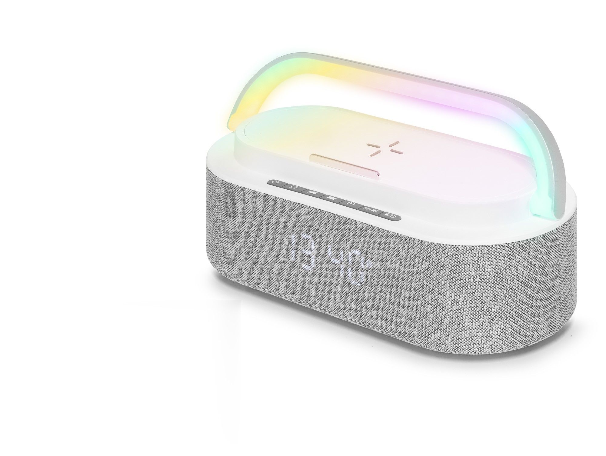Mini Bluetooth Hoparlör Fm Rgb - Beyaz A915