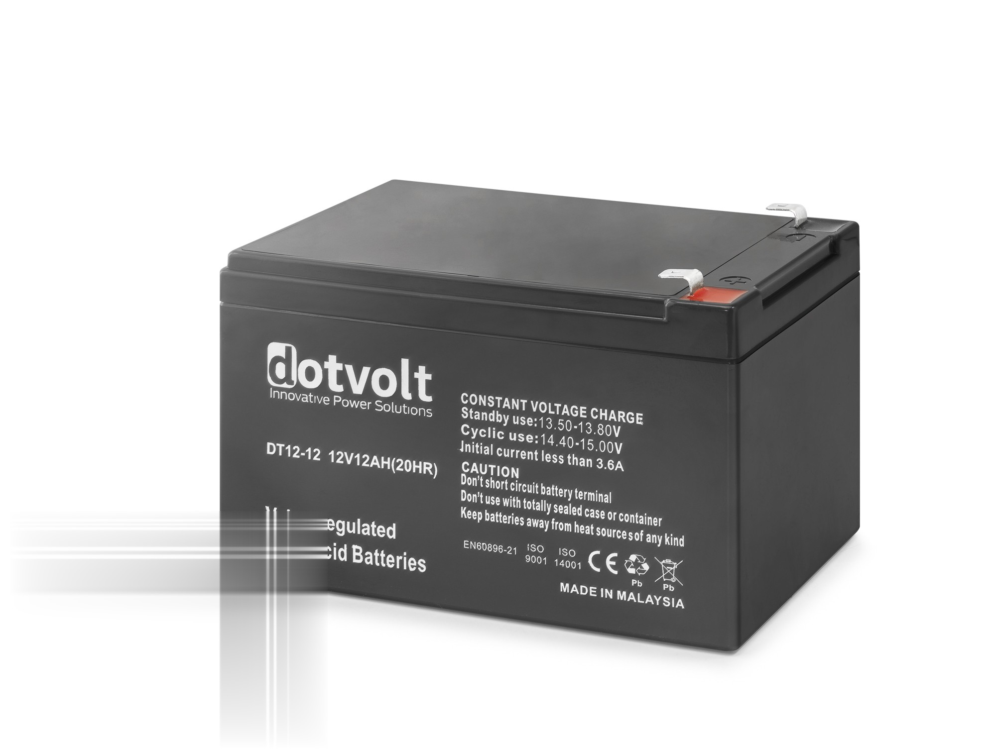 Evi̇mdeyokyok 12V 12Ah Kuru Ti̇p Akü Dt12-12