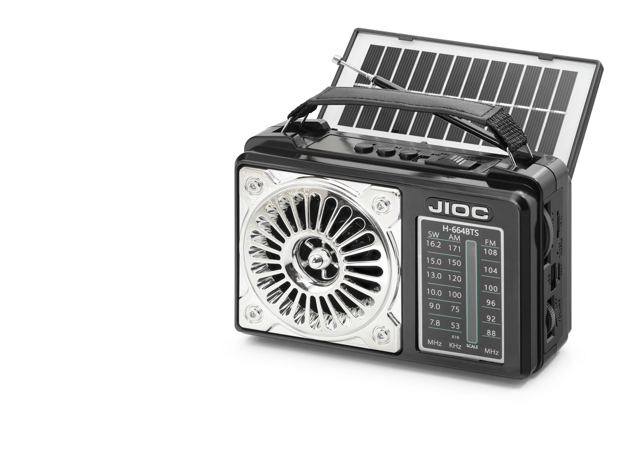 Nostaljik Kamp Ve Outdoor Solar Şarjli Tws Taşinabi̇li̇r Hoparlör H664BTS