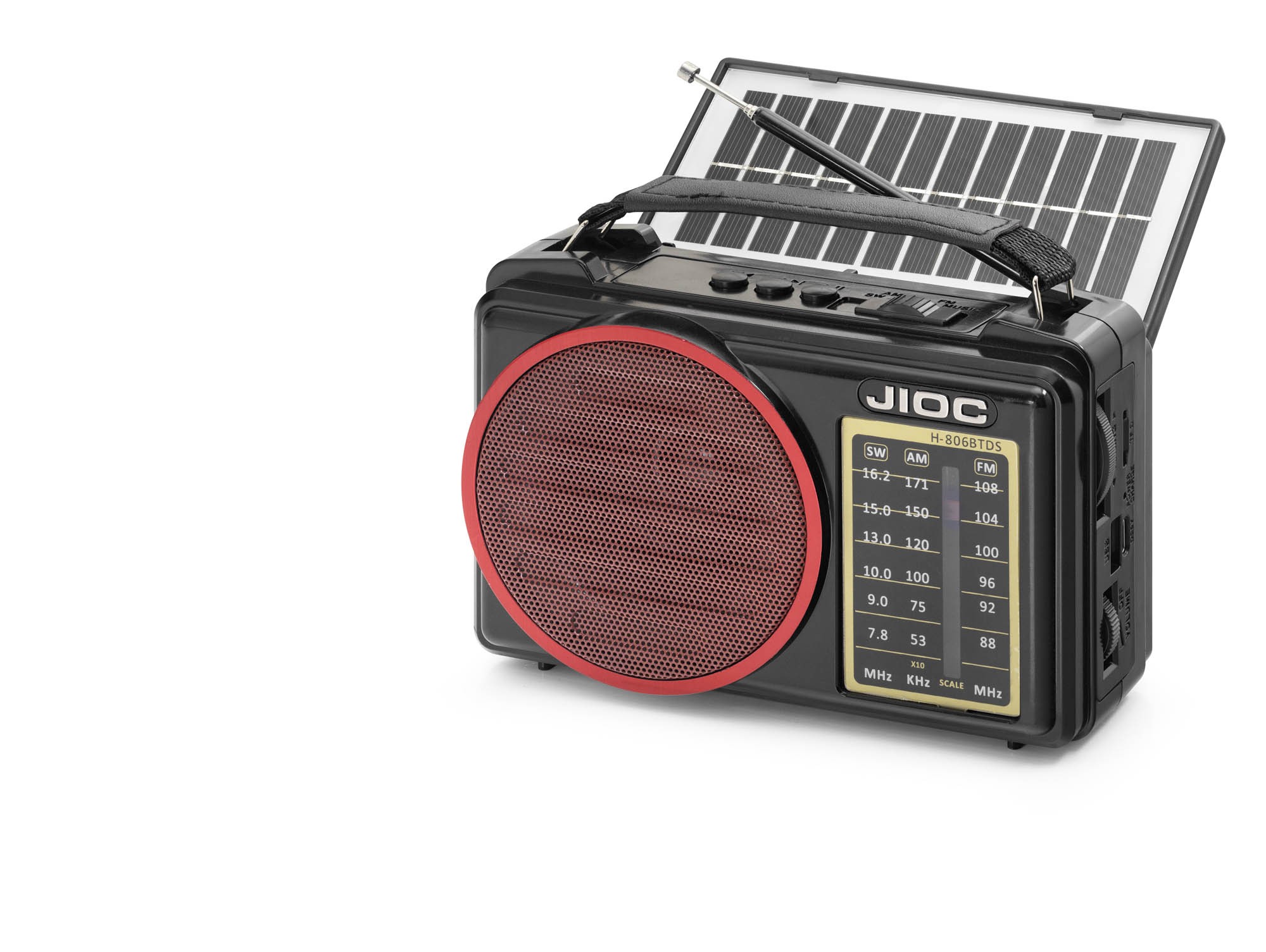 Nostaljik Kamp Ve Outdoor Solar Şarjli Tws Taşinabi̇li̇r Hoparlör H806BTDS